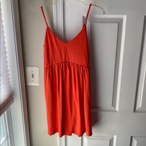 Old Navy Red Spaghetti Strap Summer Dress